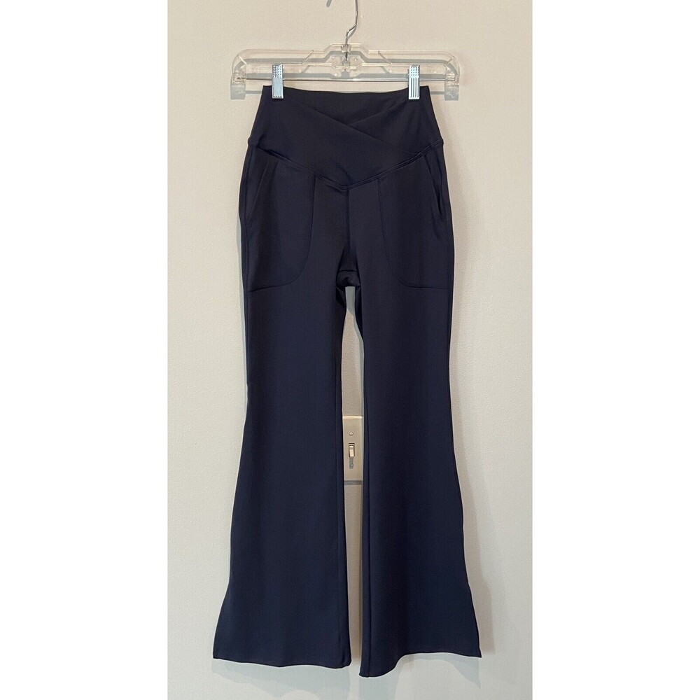 Halara Women's Crossover Pocket Split Hem Wide Le… - image 2